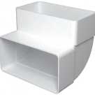 Вертикальное колено 90гр,(55*110)