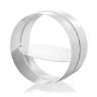 Соединитель круглых каналов d-125 с обр.клапаном