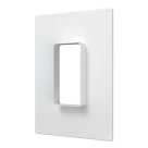 Торцевая площадка 60*120/24х20,5 вертикальная пластик белая