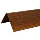 Угол отделочный текстурированный ОРЕХ АНТИК 20*20мм*2,7м LTU004